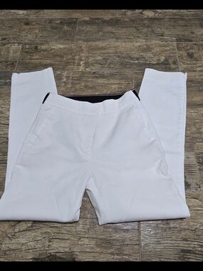 Zara Women's White Stretch Chinos